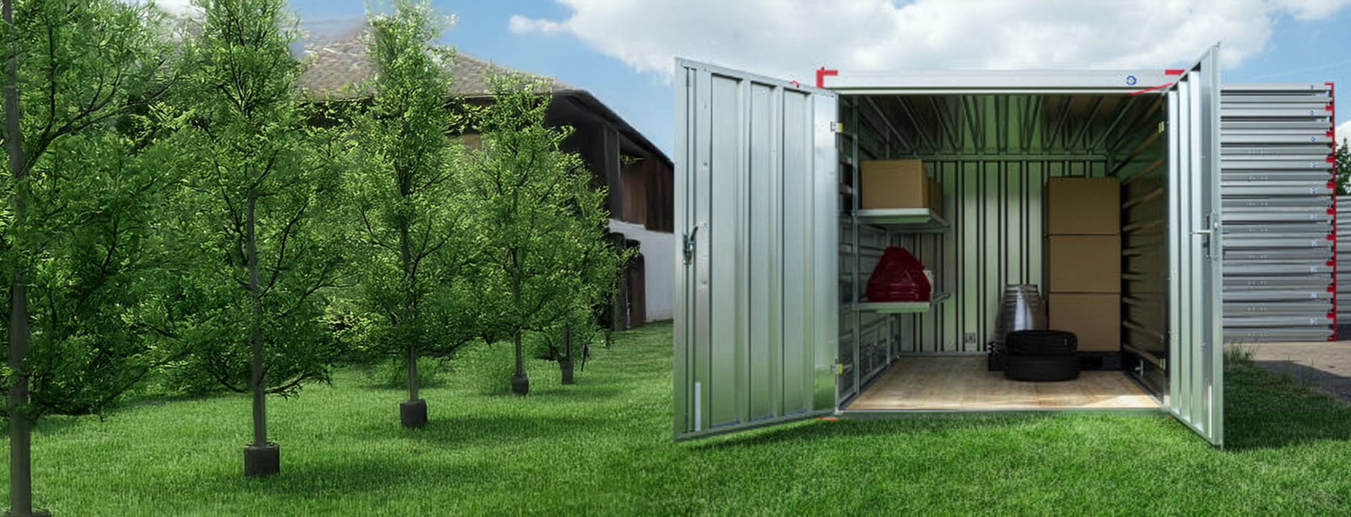 Skládací kontejner